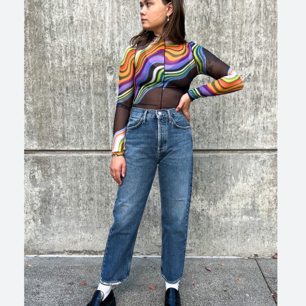 AGOLDE 90s Crop Jeans